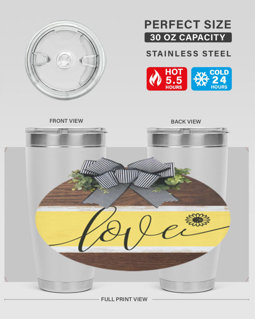 Love and daisy Mockup326#- spring- Tumbler