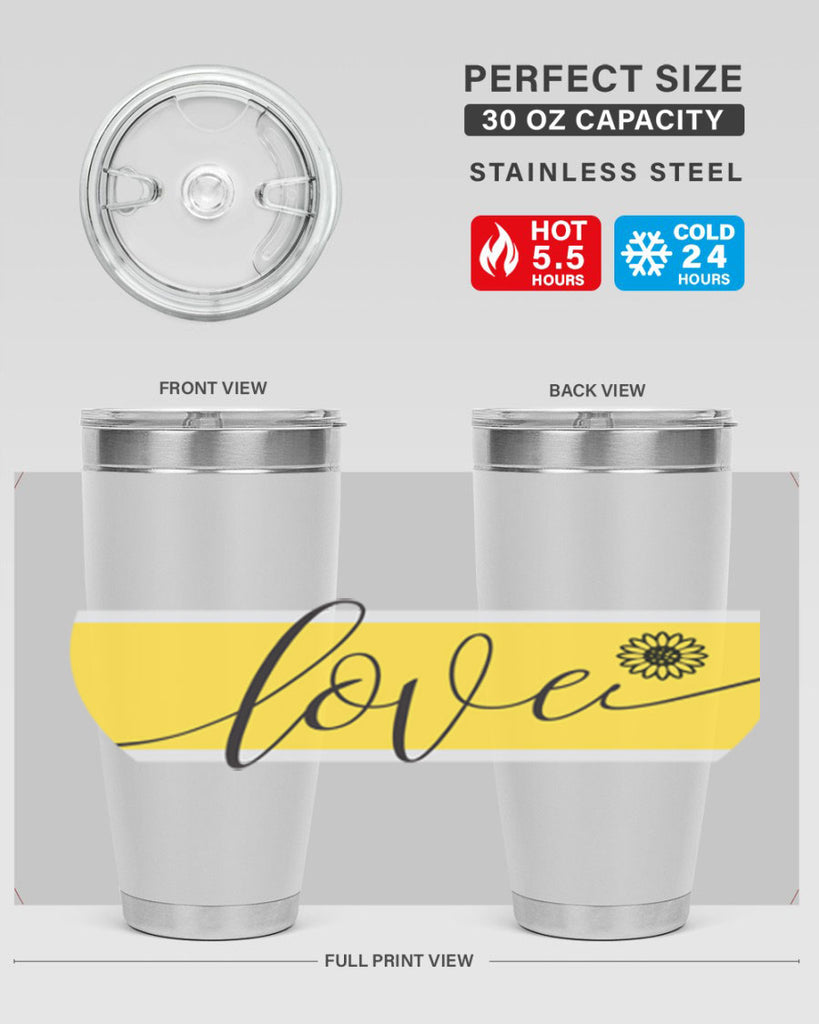 Love and daisy327#- spring- Tumbler