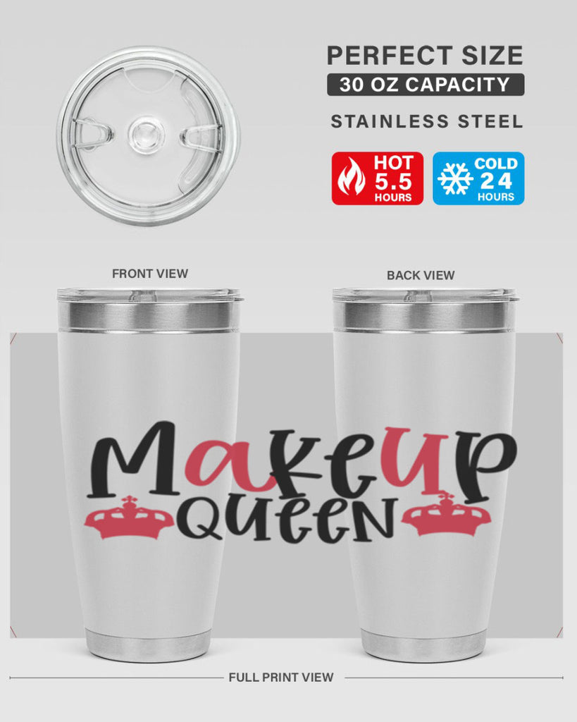 Makeup Queen design Style 223#- make up- Tumbler