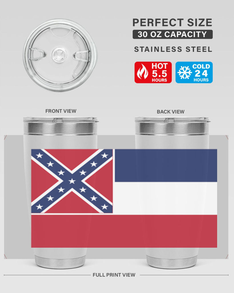 Mississippi 28#- Us Flags- Tumbler
