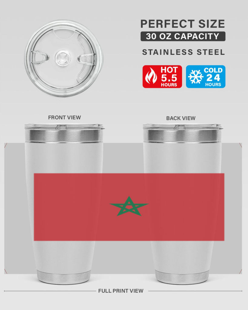 Morocco 81#- world flags- Tumbler