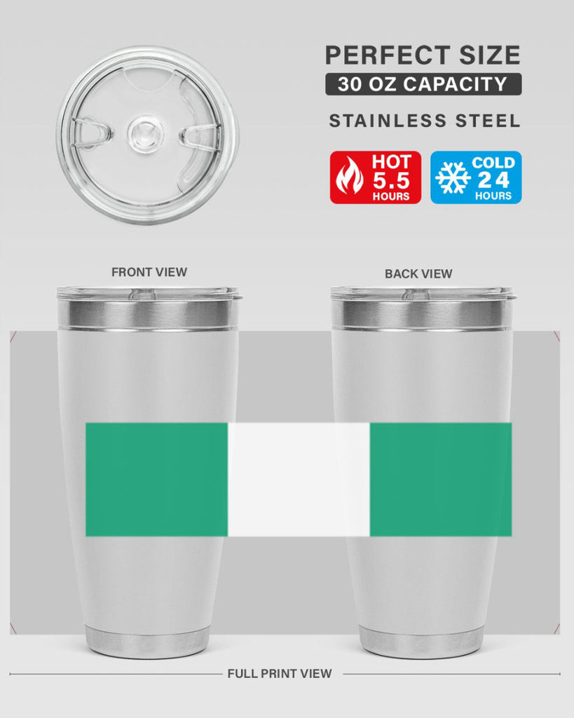 Nigeria 71#- world flags- Tumbler
