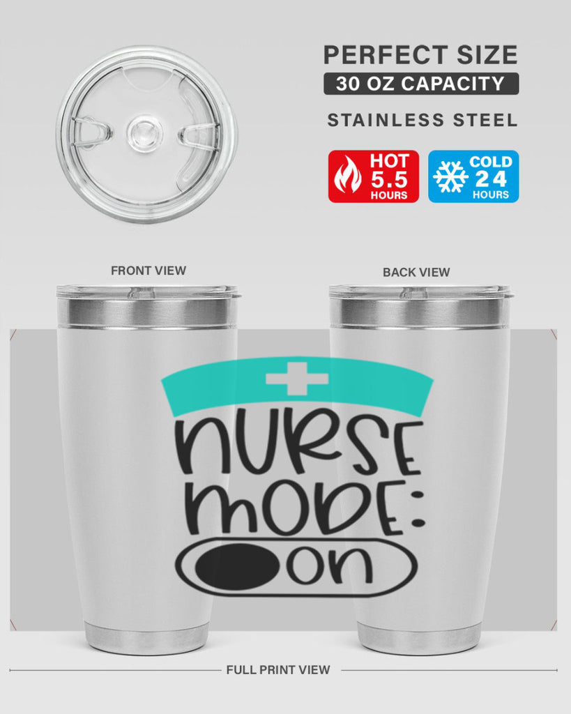 Nurse Mode On Style Style 103#- nurse- tumbler
