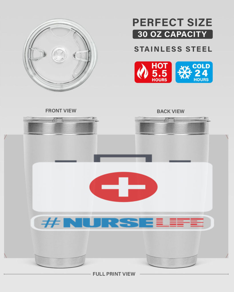 Nurse lifeTransperment png Style 405#- nurse- tumbler