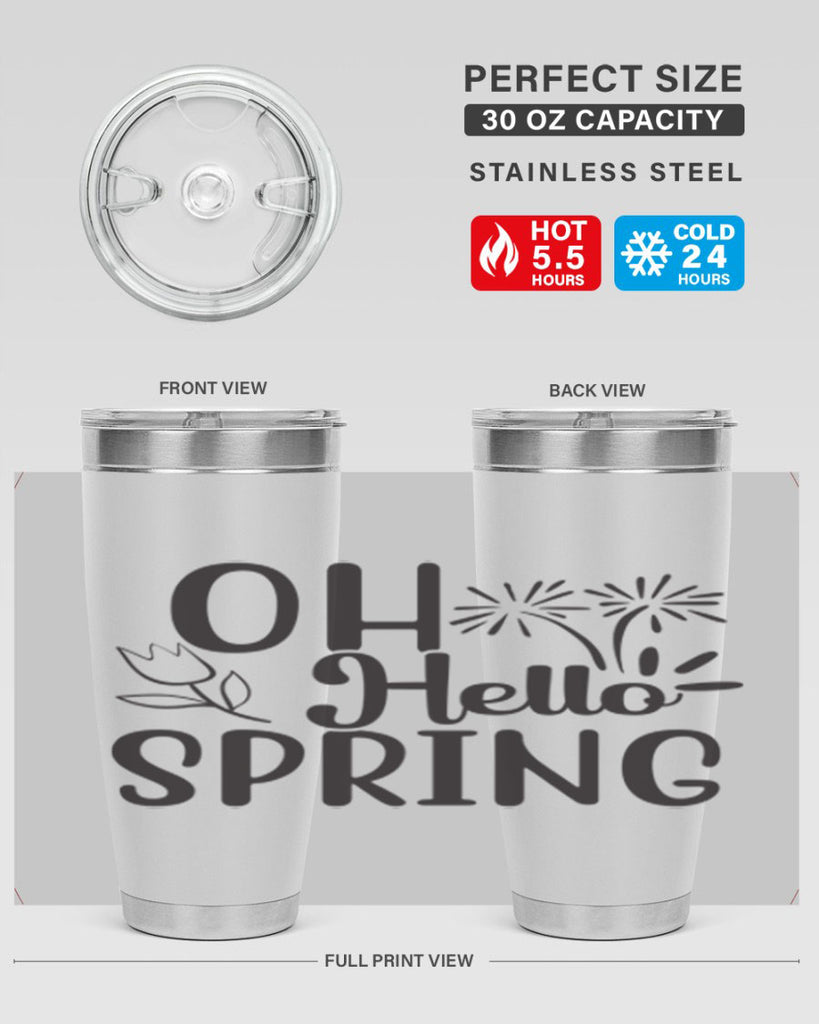 Oh hello spring 358#- spring- Tumbler
