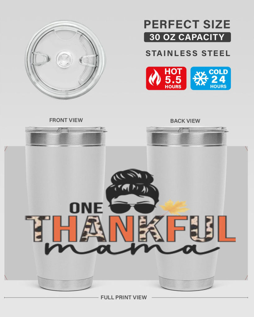 One thankful mama 463#- fall- Tumbler