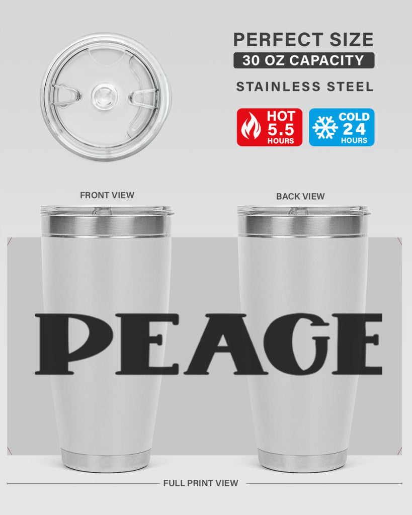 Peace Style 40#- St Patricks Day- Tumbler
