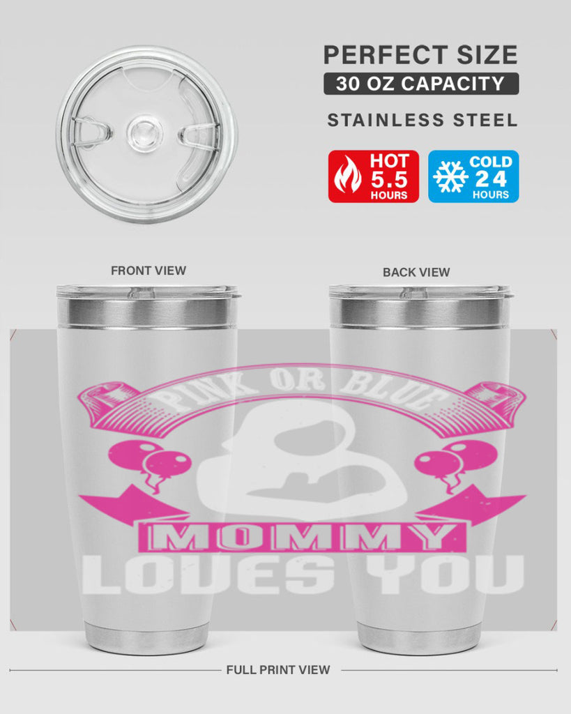 Pink or Blue Monny Loves You Style 178#- baby- tumbler