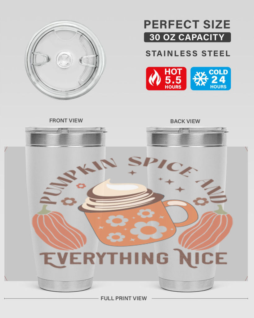 Pumpkin Spice And Everything Nice 539#- fall- Tumbler