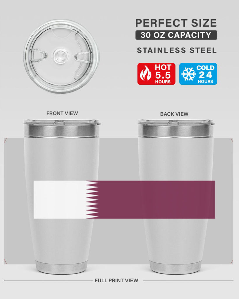 Qatar 56#- world flags- Tumbler