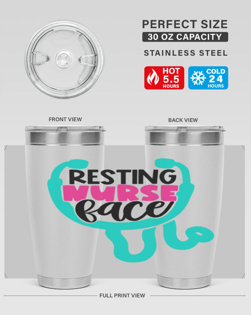 Resting Nurse Face Style Style 57#- nurse- tumbler