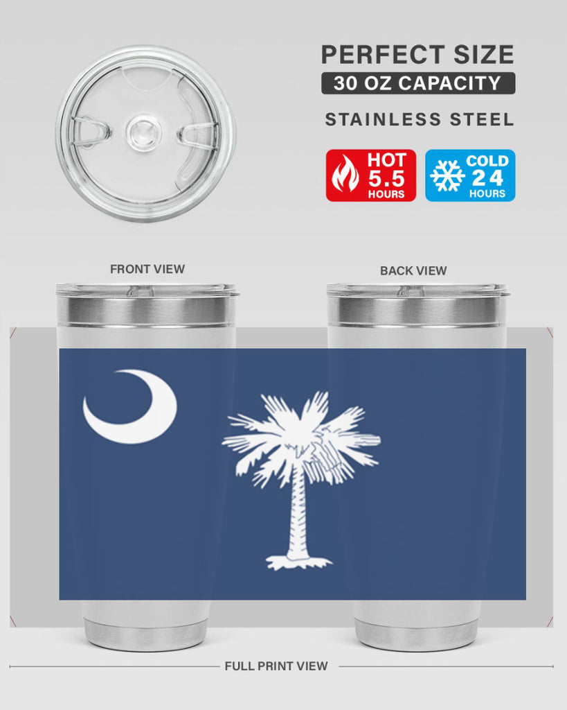 South Carolina 12#- Us Flags- Tumbler