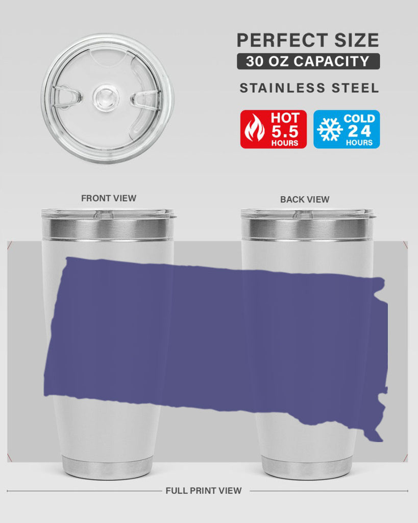 South Dakota 10#- stateflags- Tumbler