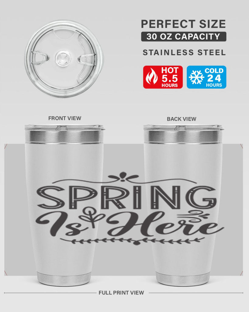 Spring is here 441#- spring- Tumbler