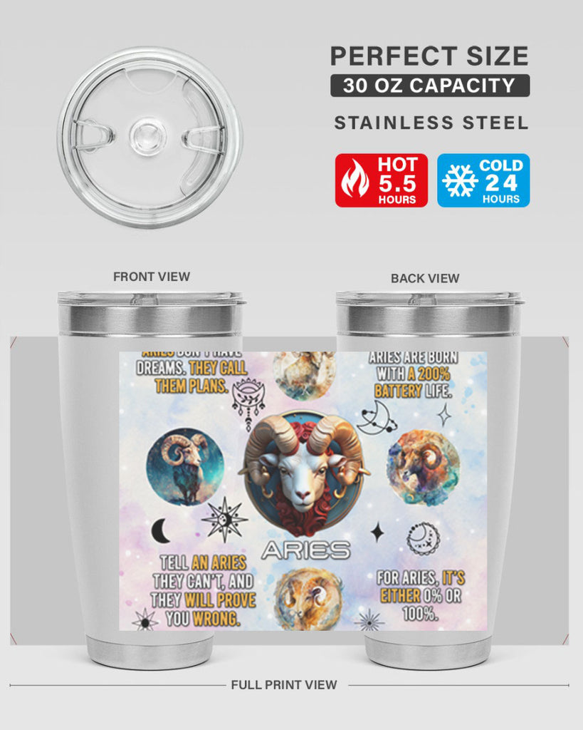 StraightAries 469#- zodiac- Tumbler