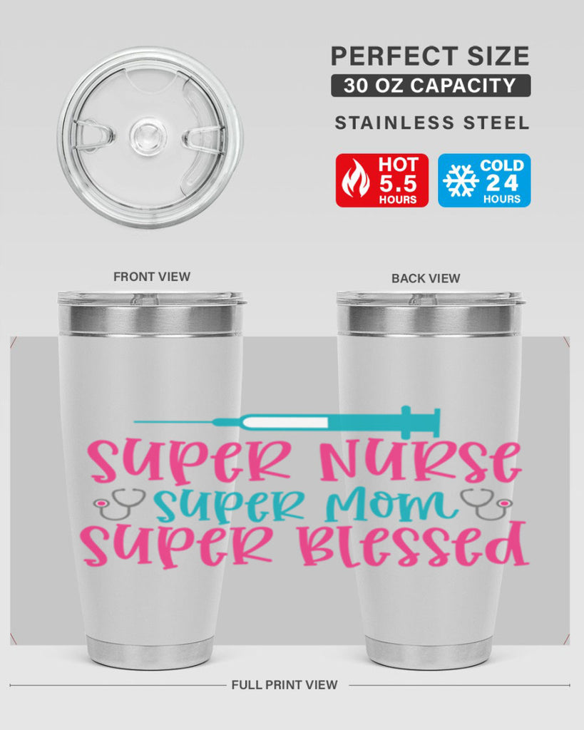 Super Nurse Super Mom Style Style 24#- nurse- tumbler