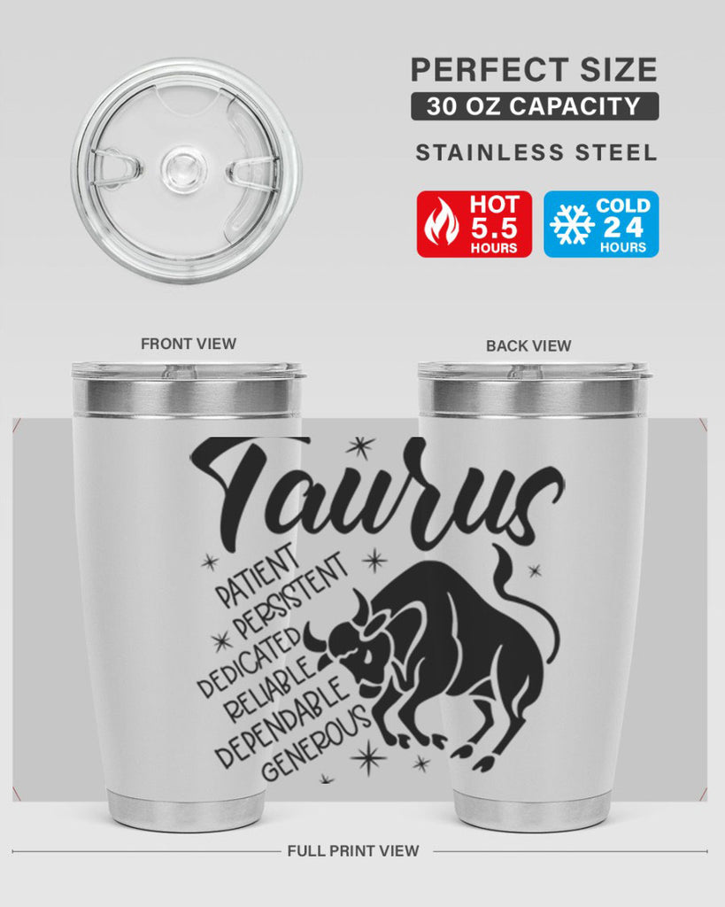 Taurus 492#- zodiac- Tumbler