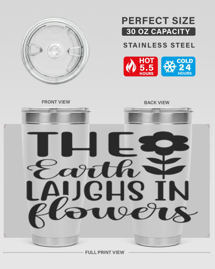 The earth laughs in flowers 548#- spring- Tumbler