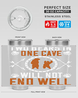 Two bears in one cave will not end well 34#- Bears- Tumbler