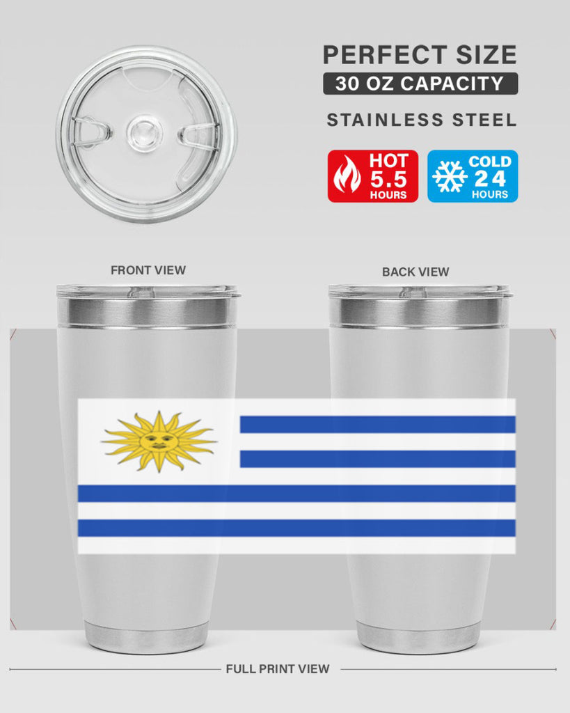 Uruguay 9#- world flags- Tumbler