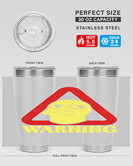 Warning Style 12#- duck- Tumbler