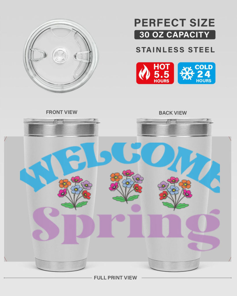 Welcome Spring  600#- spring- Tumbler