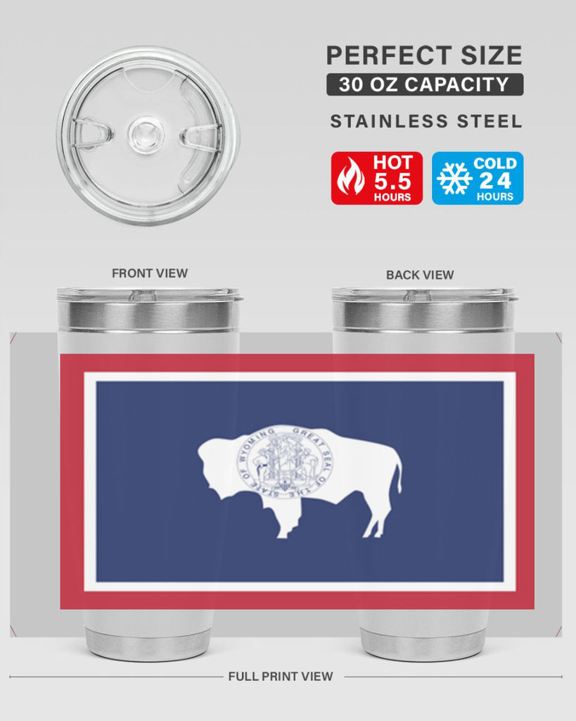 Wyoming 1#- stateflags- Tumbler