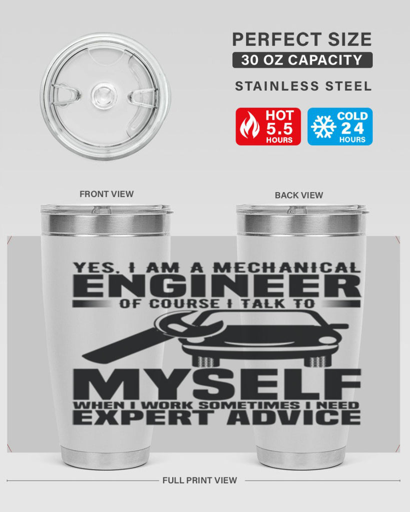 Yes I Am A Mechanical Style 1#- engineer- tumbler