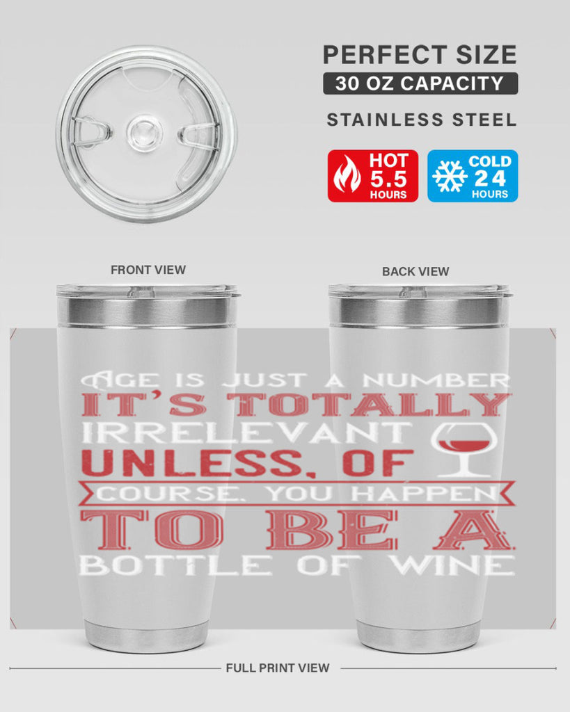 age is just a number its totaly 92#- wine- Tumbler