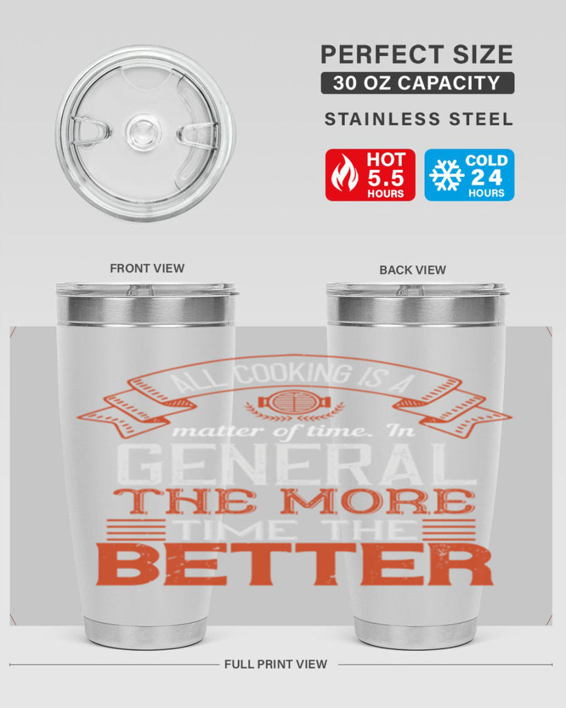 all cooking is a matter of time in general the more time the better 39#- cooking- Tumbler