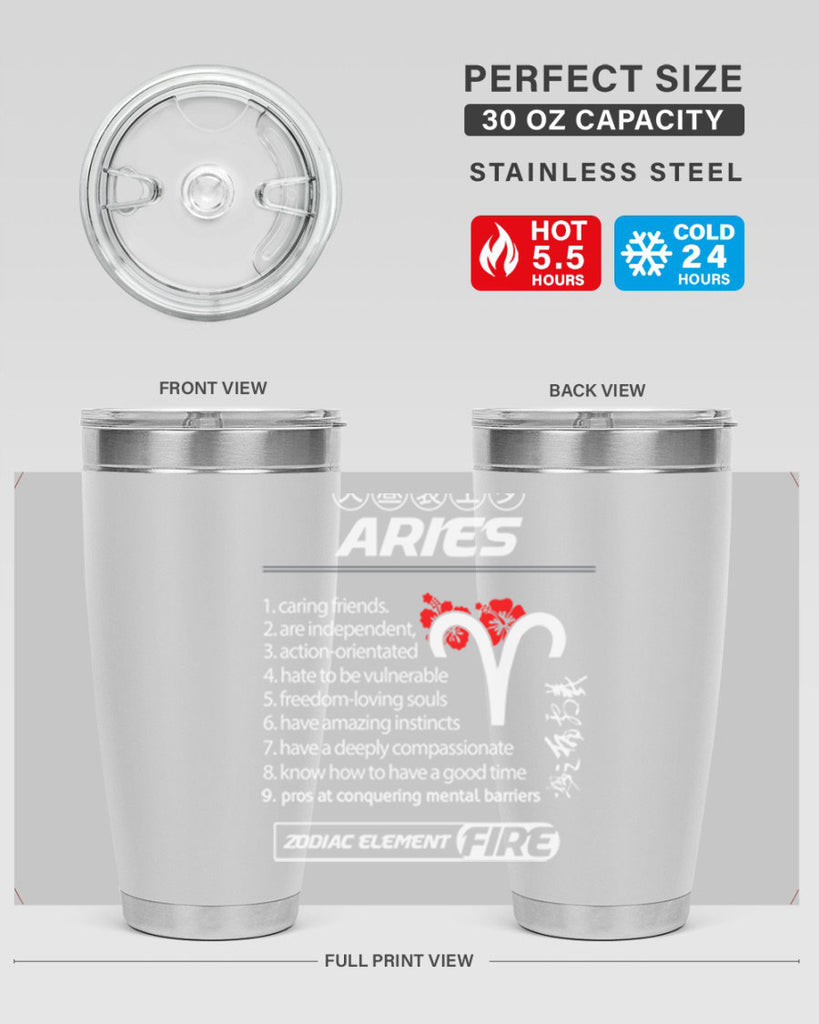 aries 137#- zodiac- Tumbler