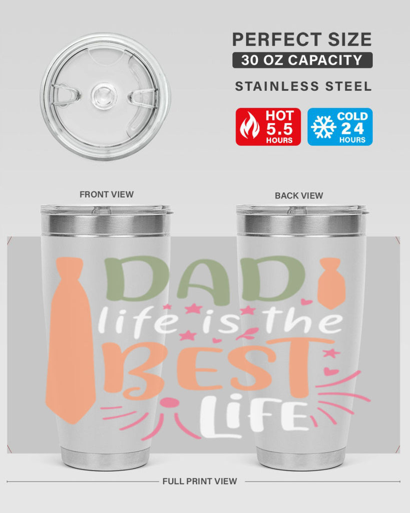 dad life is the best life 105#- fathers day- Tumbler