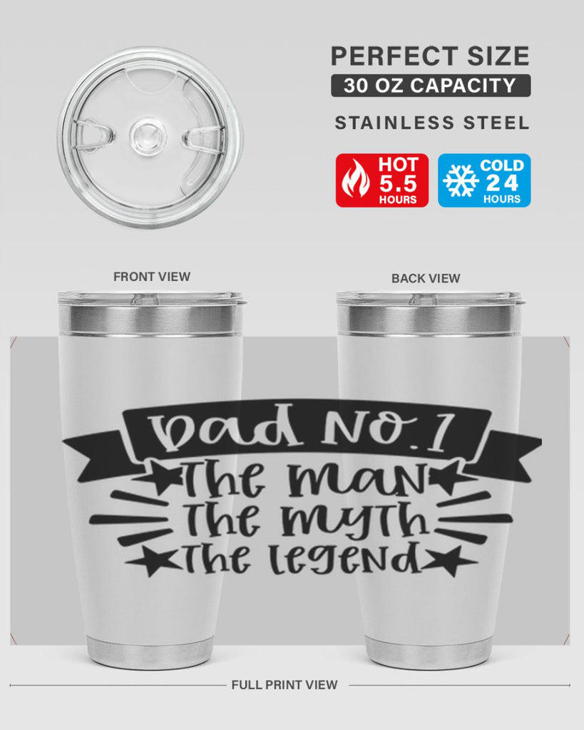 dad no the man the myth the legend 62#- fathers day- Tumbler