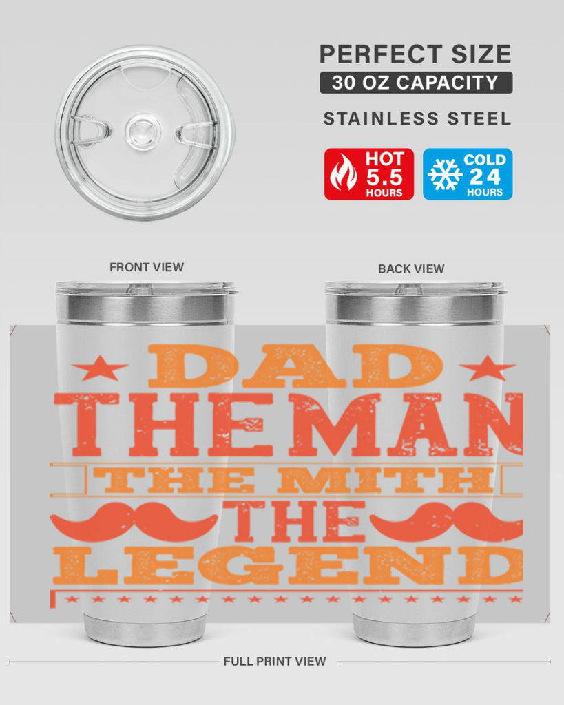 dad the man the mith the legend 262#- fathers day- Tumbler