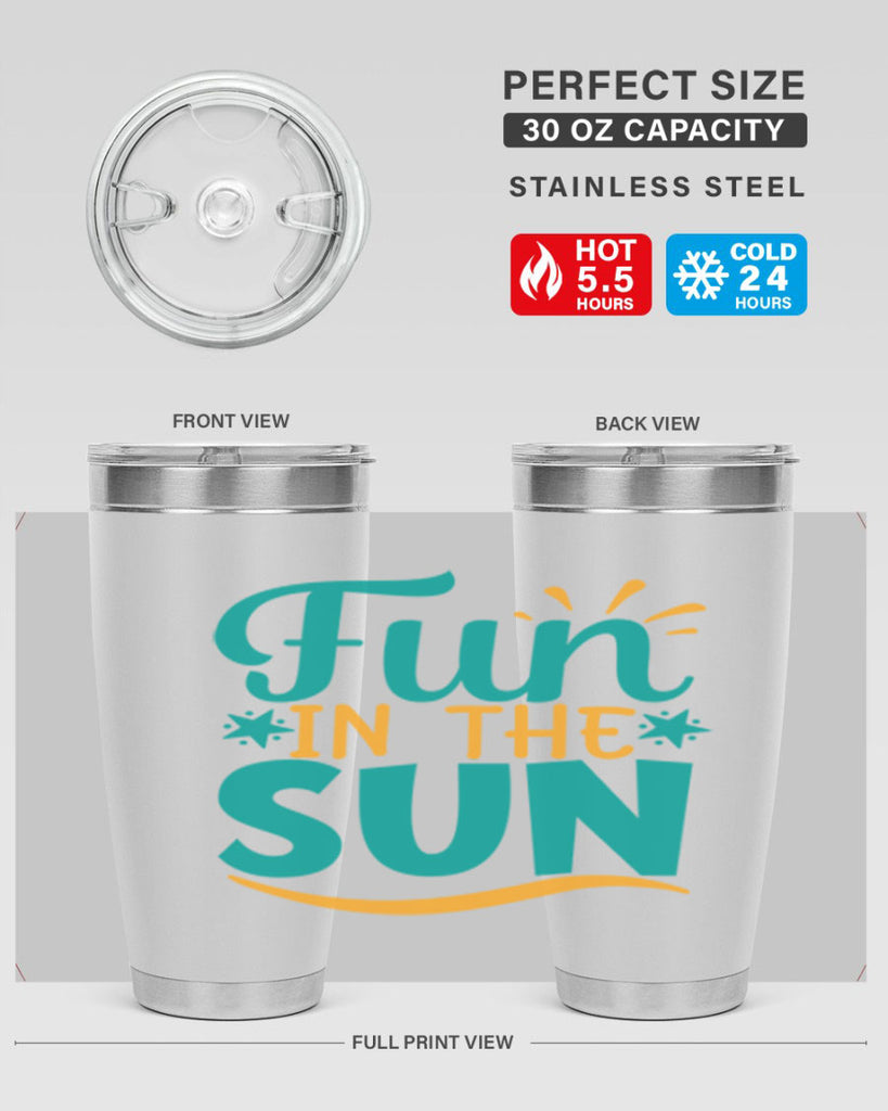 fun in the sun Style 103#- summer- Tumbler