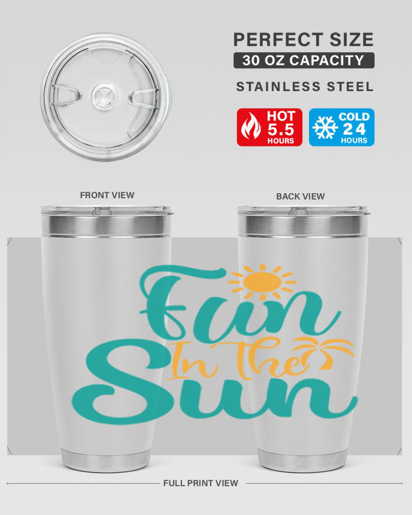 fun in the sun Style 104#- summer- Tumbler