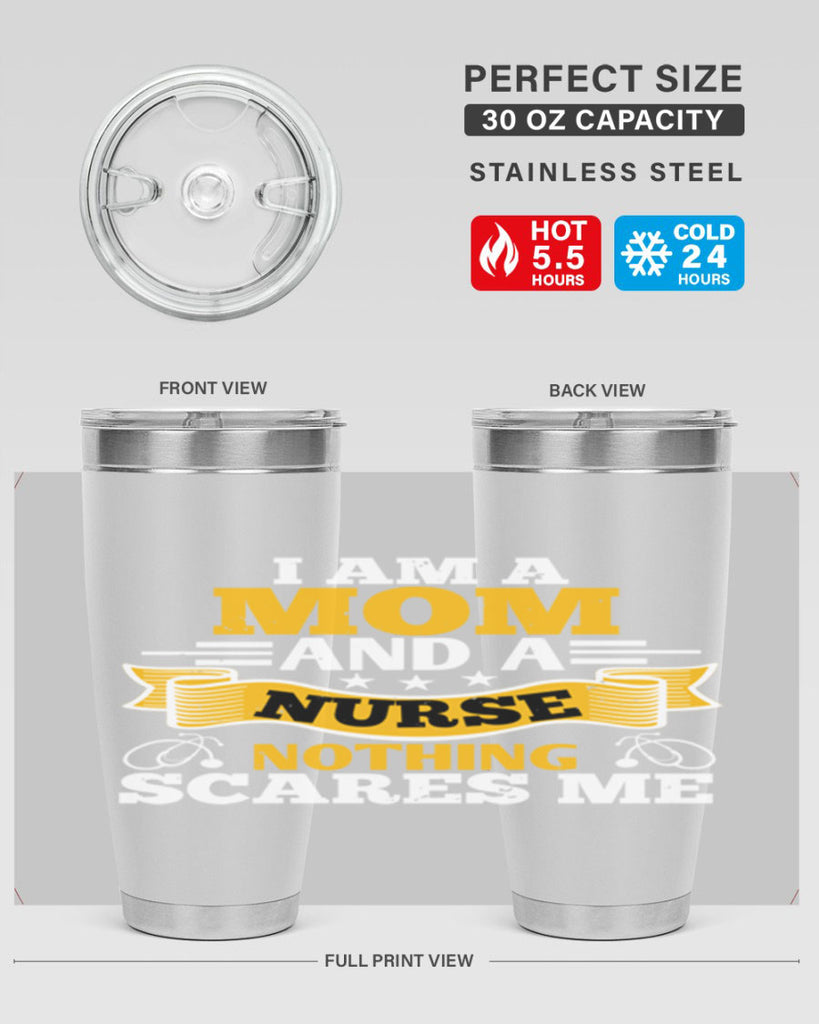 i am amom and a nurse Style 396#- nurse- tumbler
