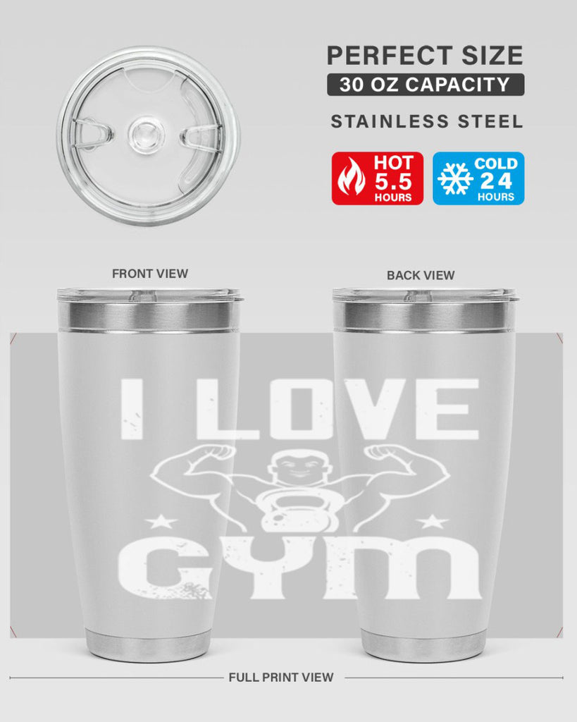 i love gym 88#- gym- Tumbler