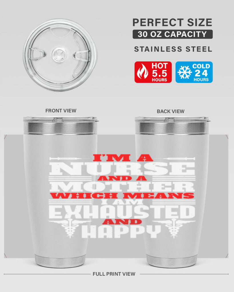 im a nurse and a mother Style 312#- nurse- tumbler