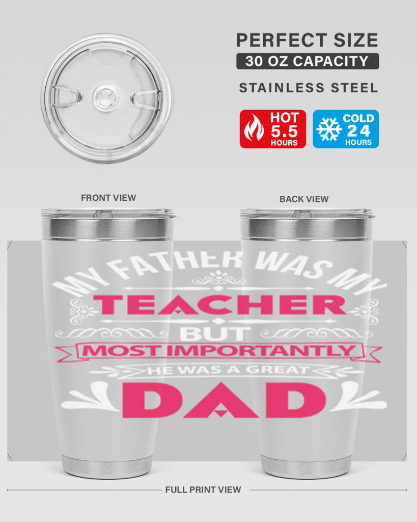 my father was my 251#- fathers day- Tumbler