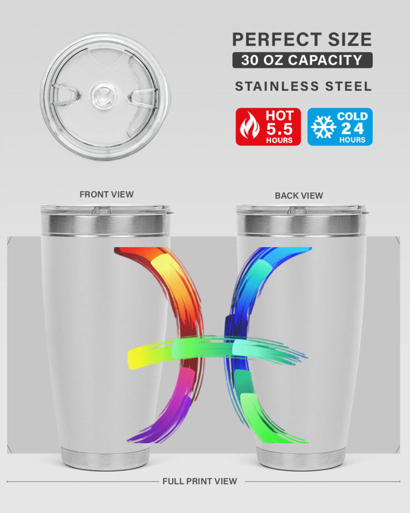 pisces 370#- zodiac- Tumbler