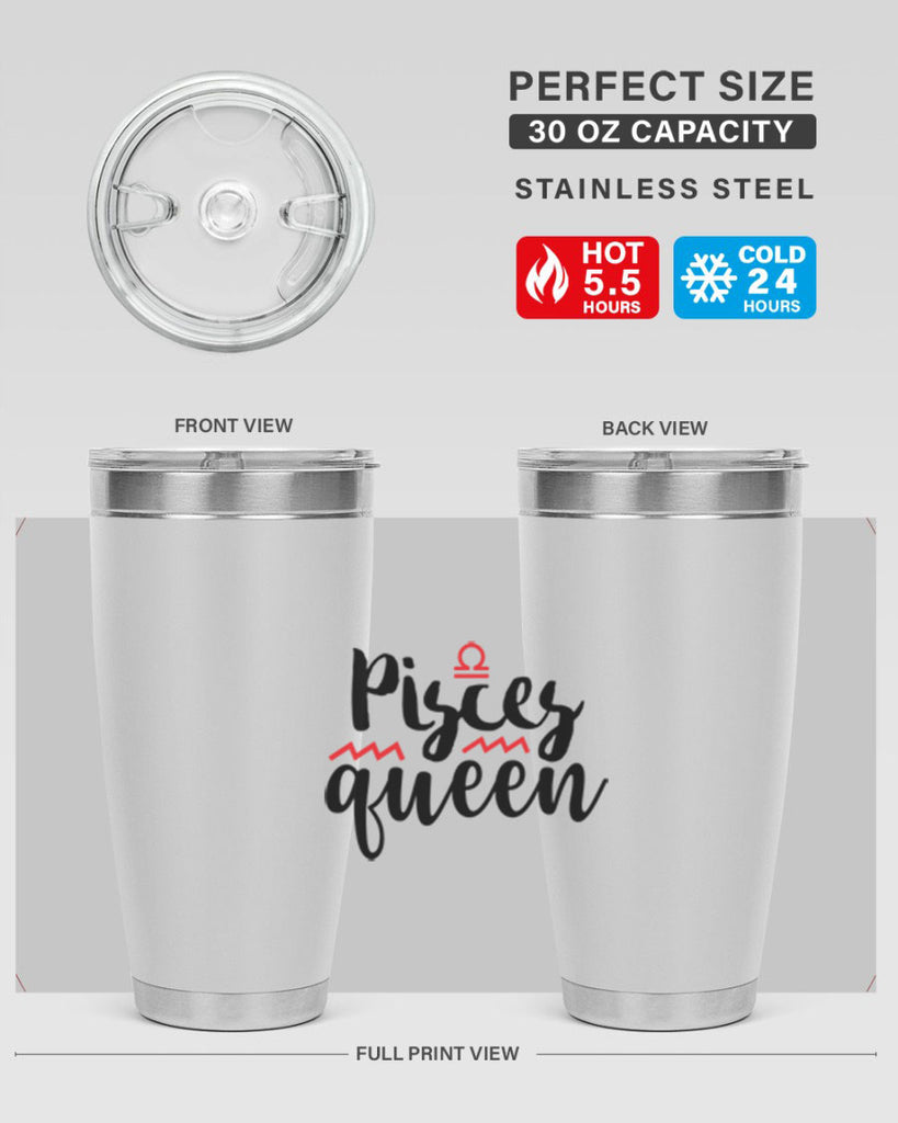 pisces queen 368#- zodiac- Tumbler