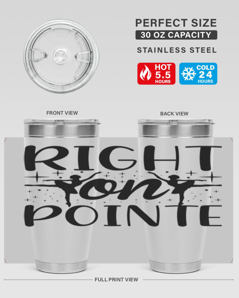 right on pointe78#- ballet- Tumbler