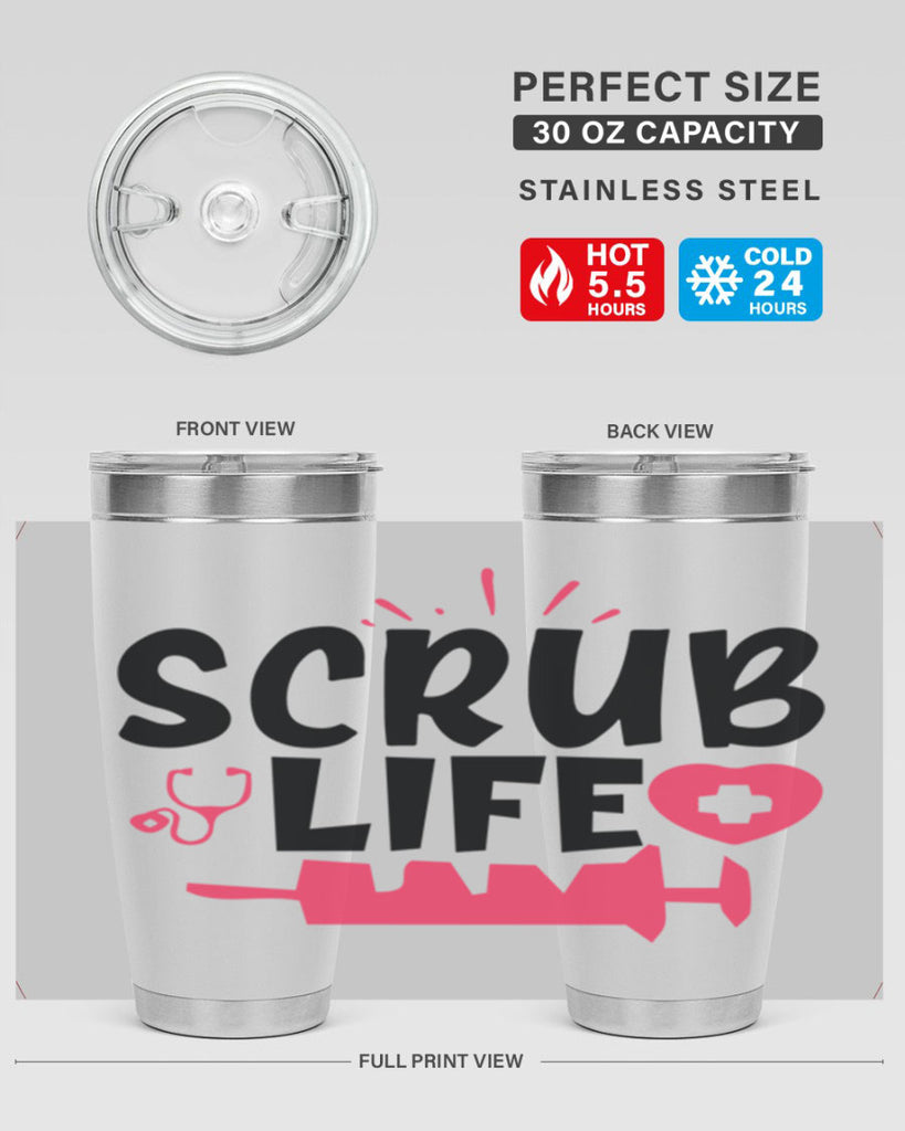 scrub life Style Style 44#- nurse- tumbler