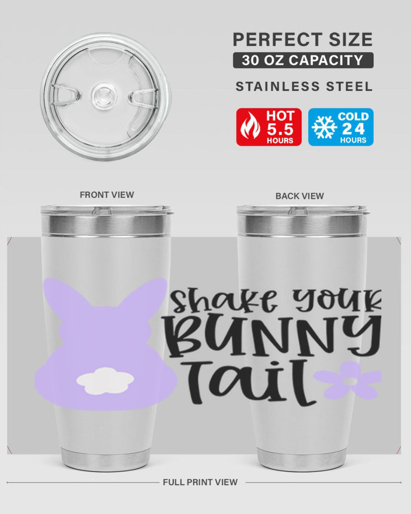 shake your bunny tail 12#- easter- Tumbler