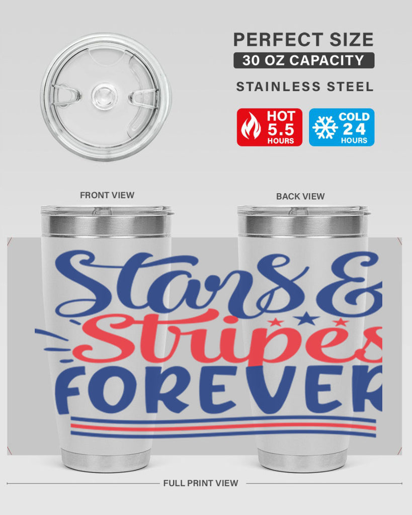 stars stripes forever Style 74#- Fourt Of July- Tumbler