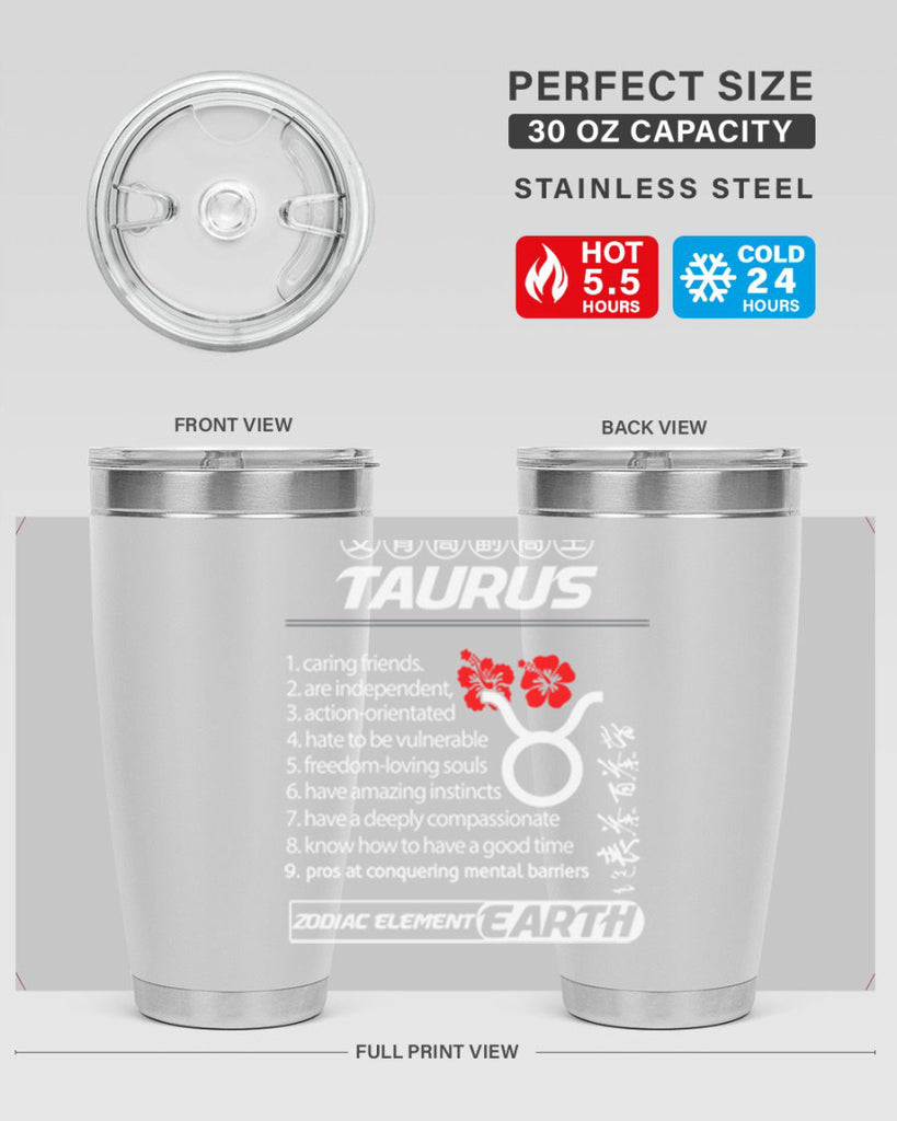 taurus 518#- zodiac- Tumbler