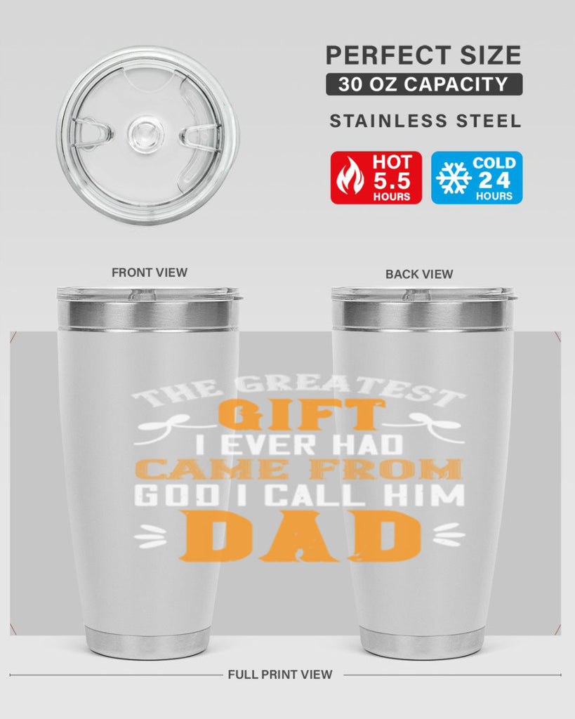 the gratest gift i ever had came from 6#- grandpa - papa- Tumbler