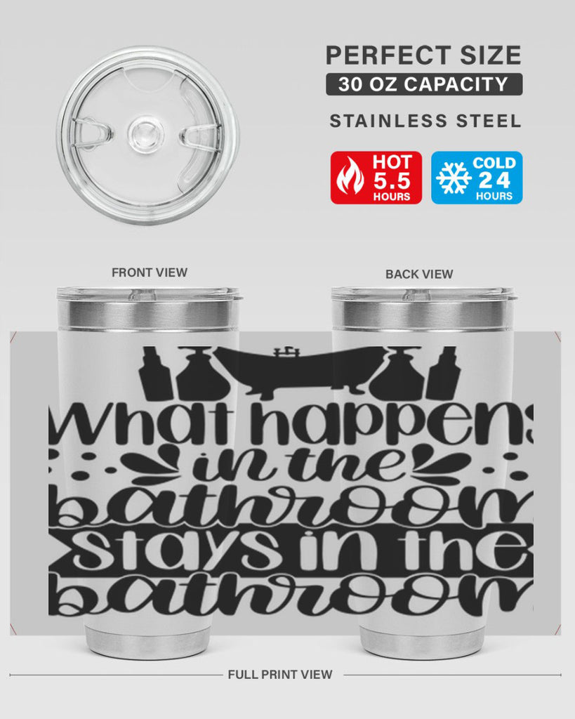 what happens in the bathroom 6#- bathroom- Tumbler