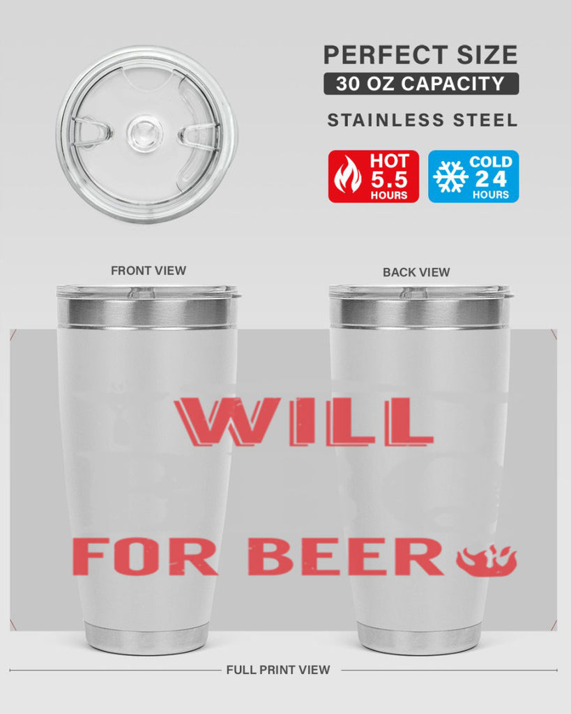 will bbq for beer 5#- bbq- Tumbler